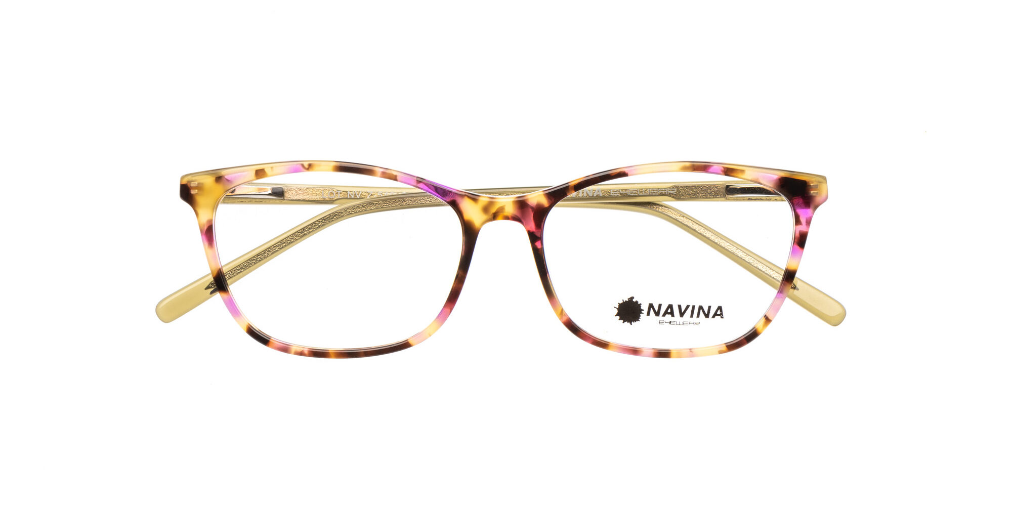 Montura Navina NV Z-540 Verde, jaspeado marrón y lila