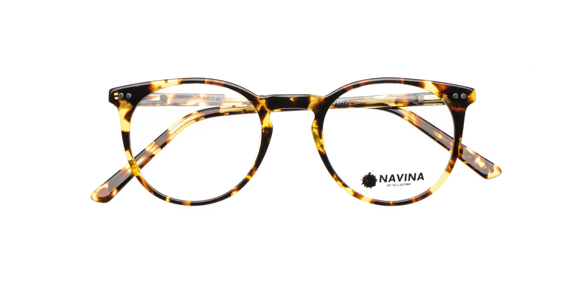 Montura Navina NV Z-543 Marrón con jaspeado amarillo