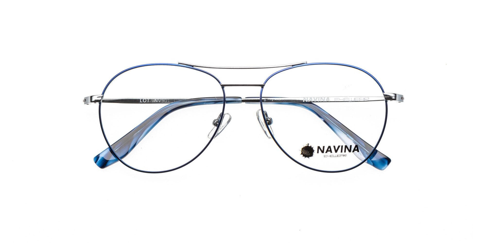 Montura Navina NV901 Azul y plata