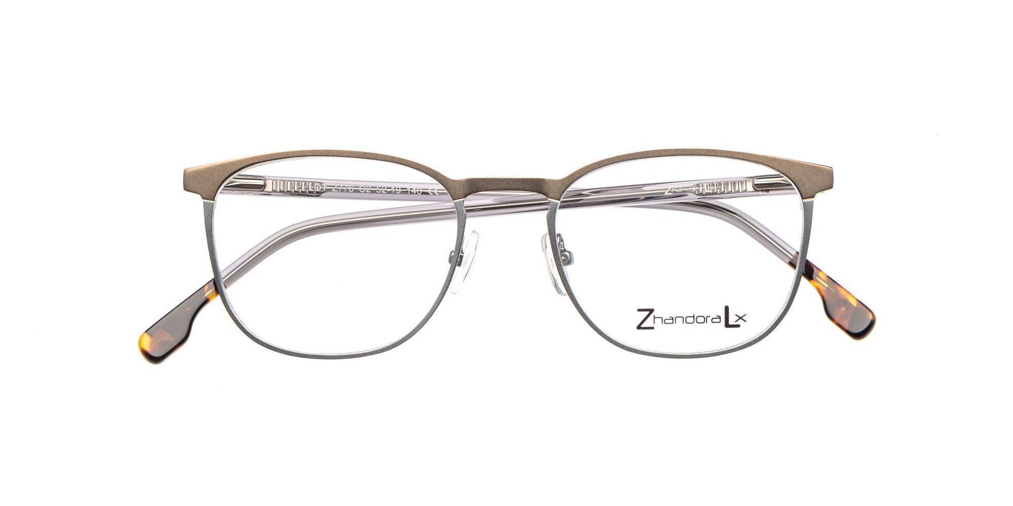 Montura Zhandora Lx Z776 Plata mate y dorado mate