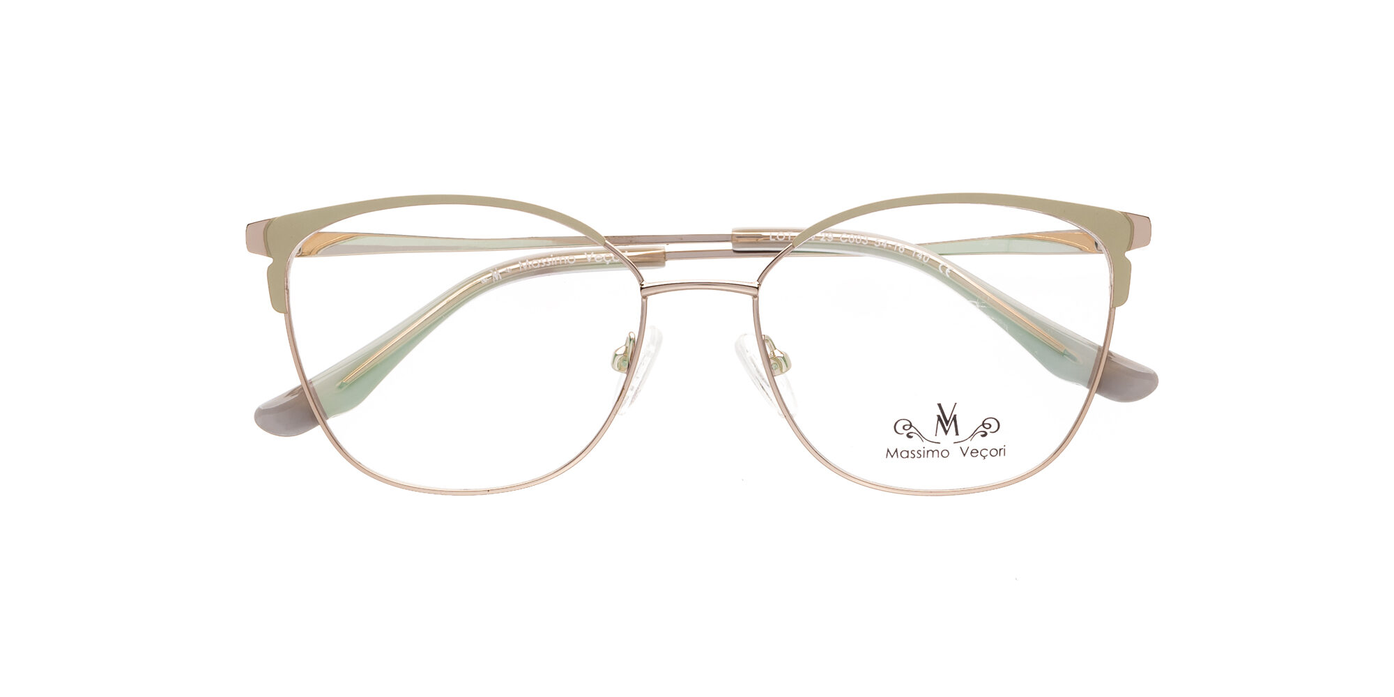Montura Massimo Veçori MV29 Verde y dorada