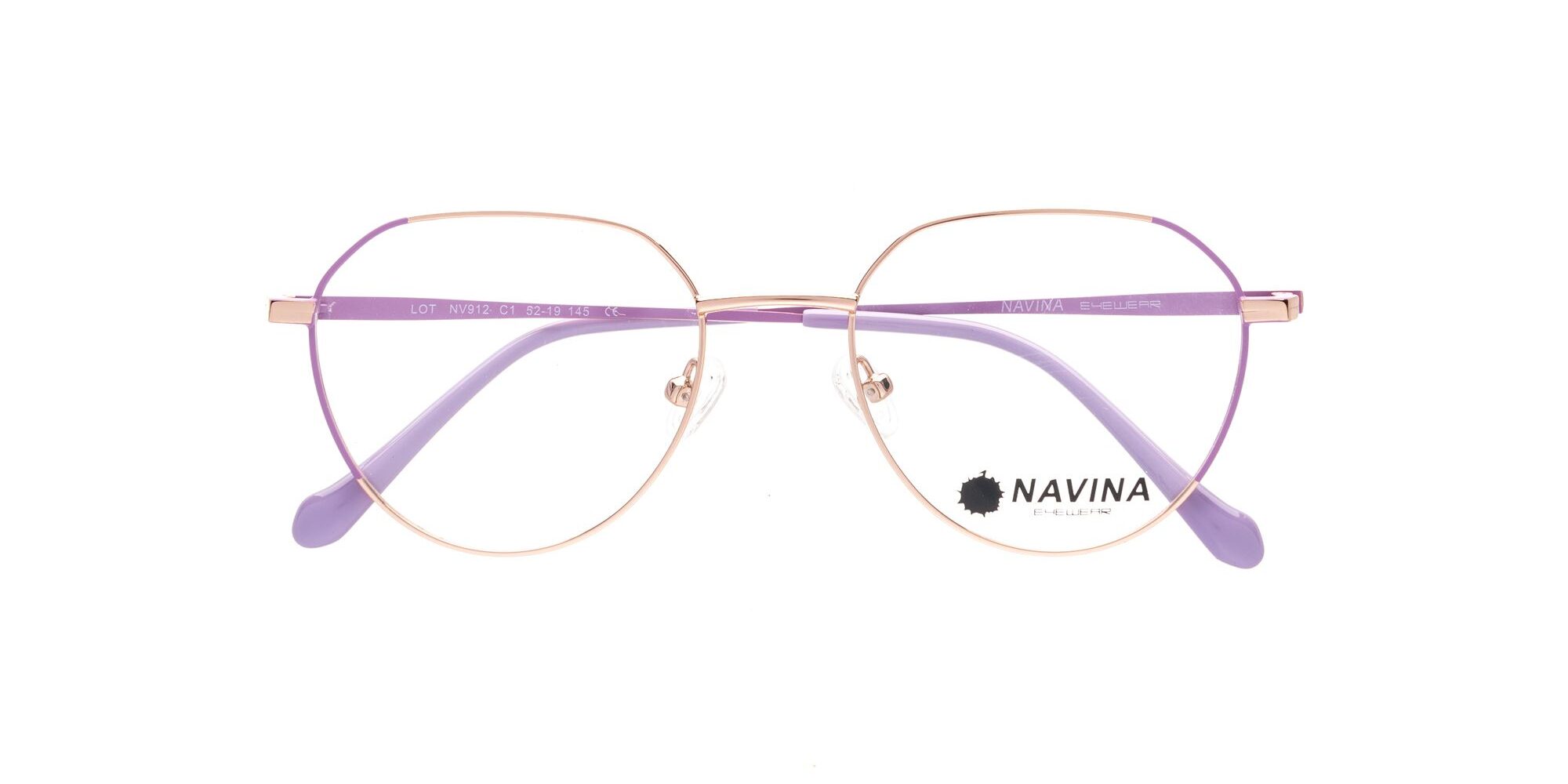 Montura Navina NV912 Dorado y malva