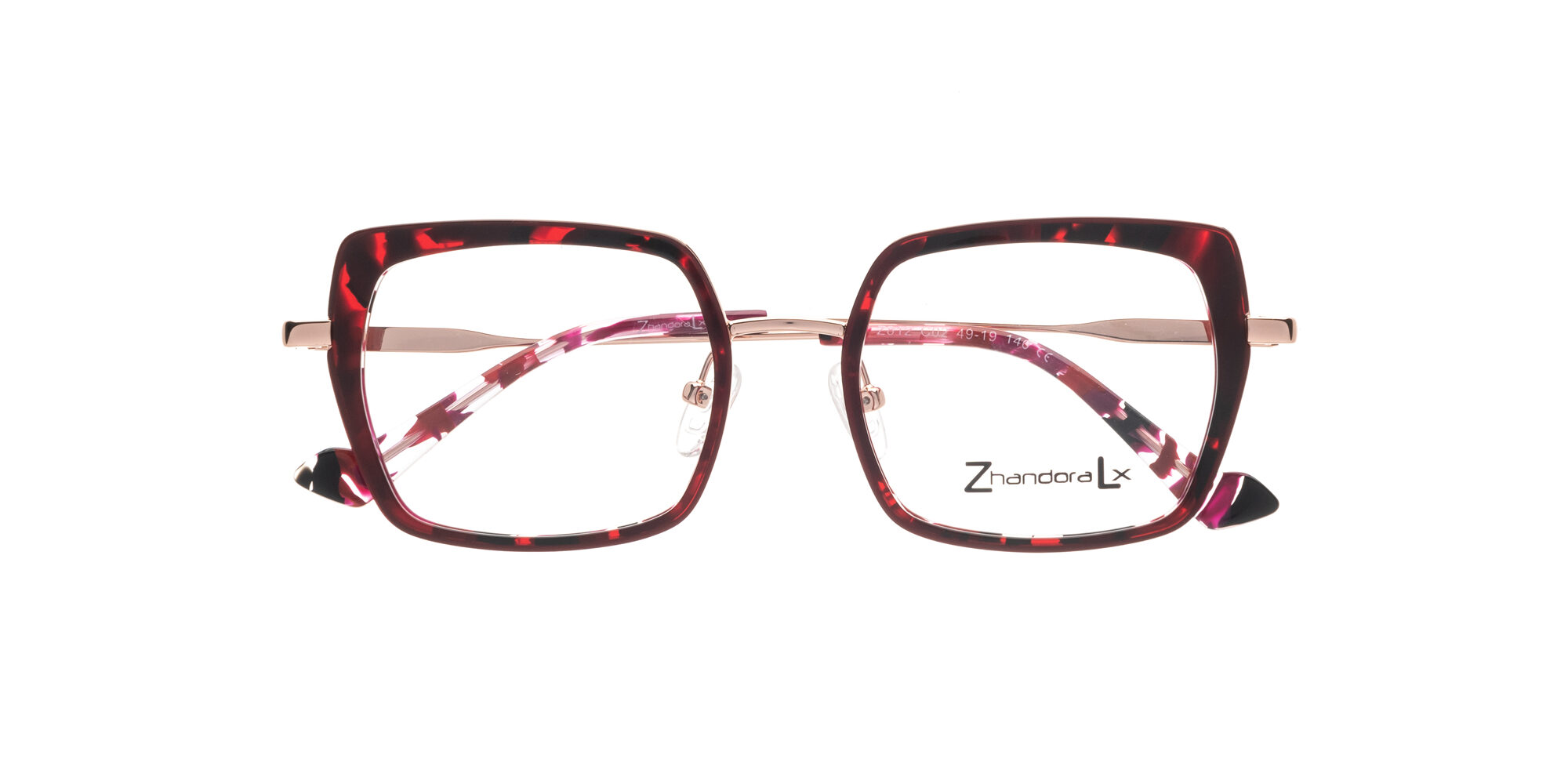 Montura Zhandora Lx Z812 Granate y dorado