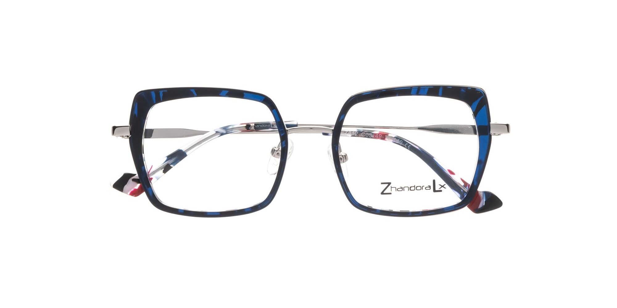 Montura Zhandora Lx X812 Azul y plateado