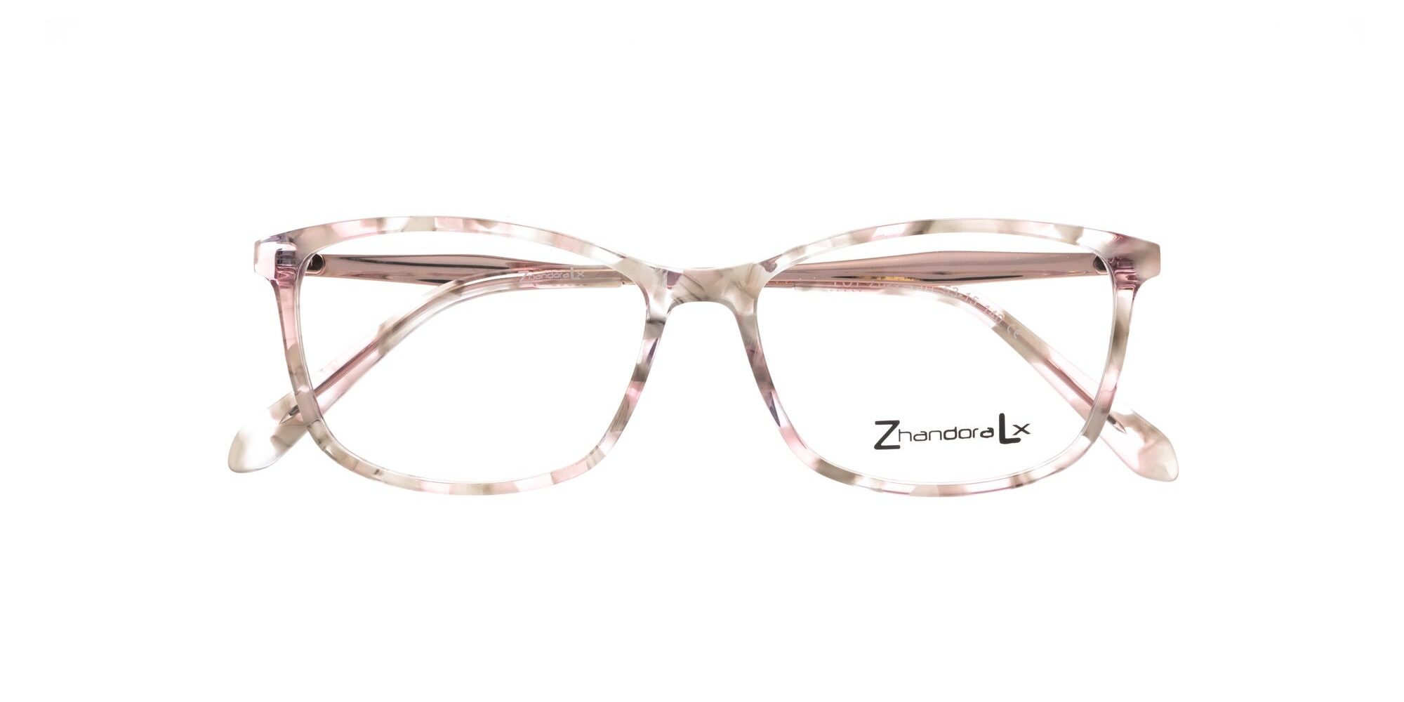 Montura Zhandora Lx Z822 Nácar, transparente y salmón